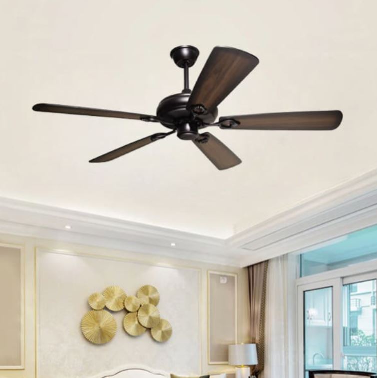 Quạt Trần Cánh Gỗ Phòng Khách Hiện Đại, Êm Gió Không Ồn PH-QVifa109