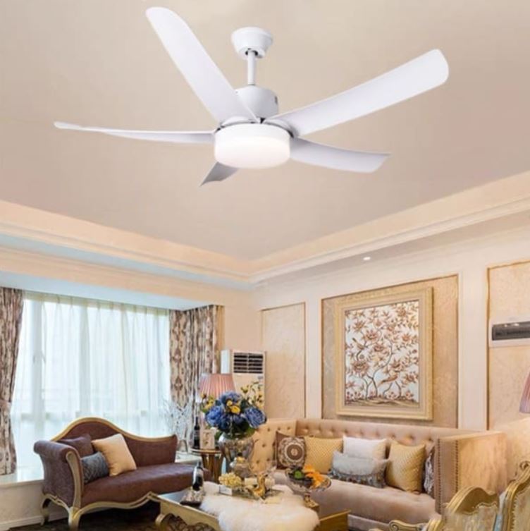 Quạt Trần Đèn Led 3 Chế Độ, Cánh Xòe Bằng Nhựa ABS PH-QVifa410TRANG