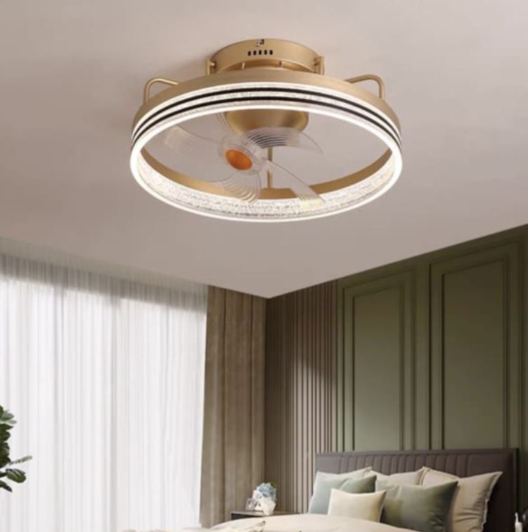 Quạt Trần Đèn Ốp Trần 3 Chế Độ Tăng Giảm Ánh Sáng D500mm SE-PQB46