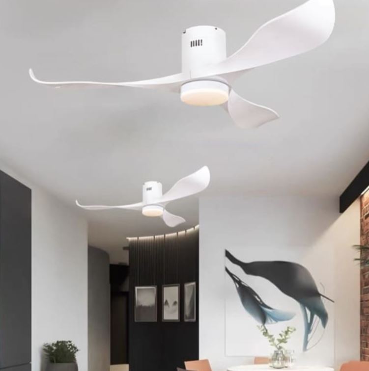 Quạt Trần Đèn Led Cánh Nhựa ABS Lắp Phòng Chung Cư PH-QVifa32-24T/LED