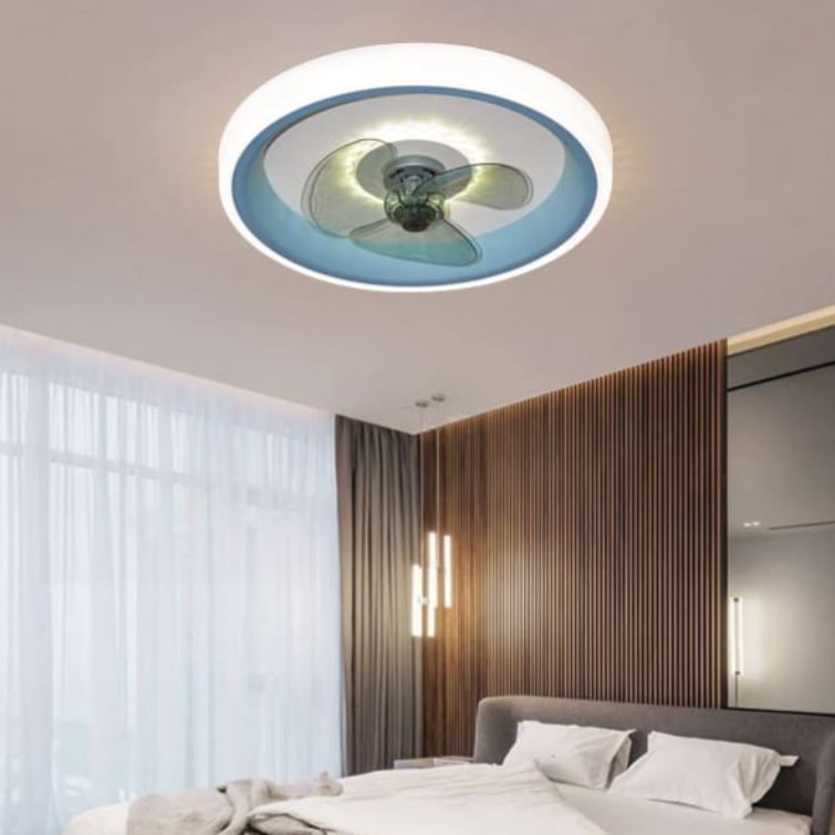 Quạt Trần Đèn Mâm Led Ốp Trần Trang Trí Phòng Ngủ D480mm HP-ML7323