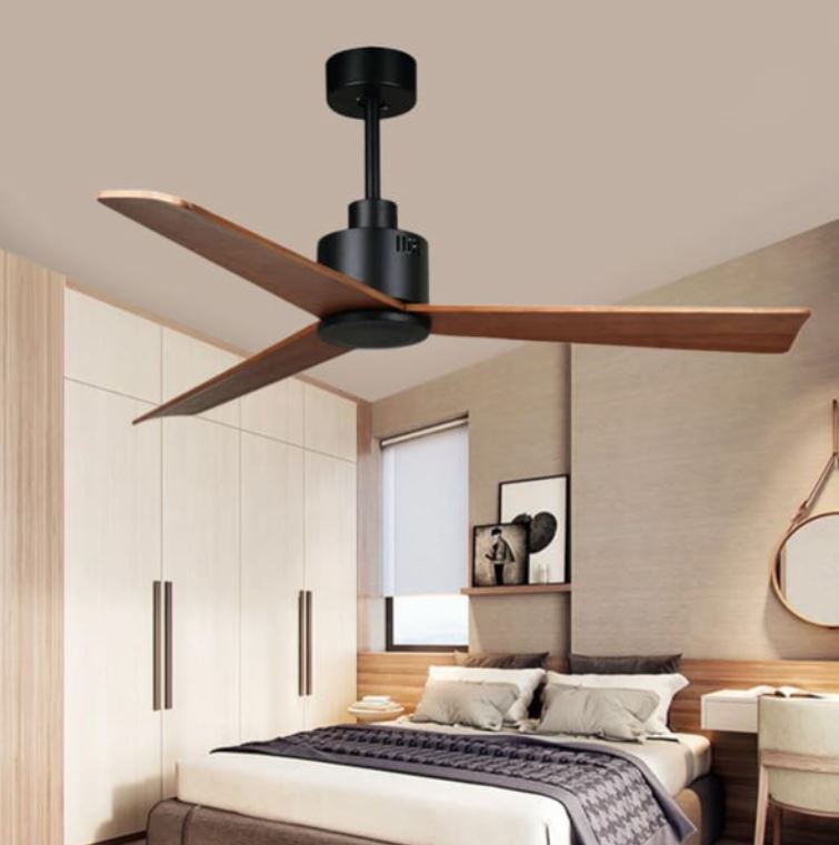 Quạt Trần 3 Cánh Gỗ Trang Trí Phòng Ngủ Căn Hộ Chưng Cư PH-QVifa41