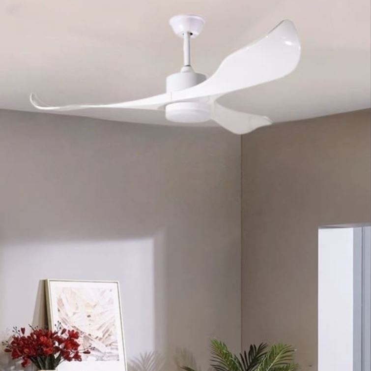 Quạt Trần Đèn Led Thân Trắng Cánh Nhựa ABS Trắng PH-QVifa04-21-TRANG