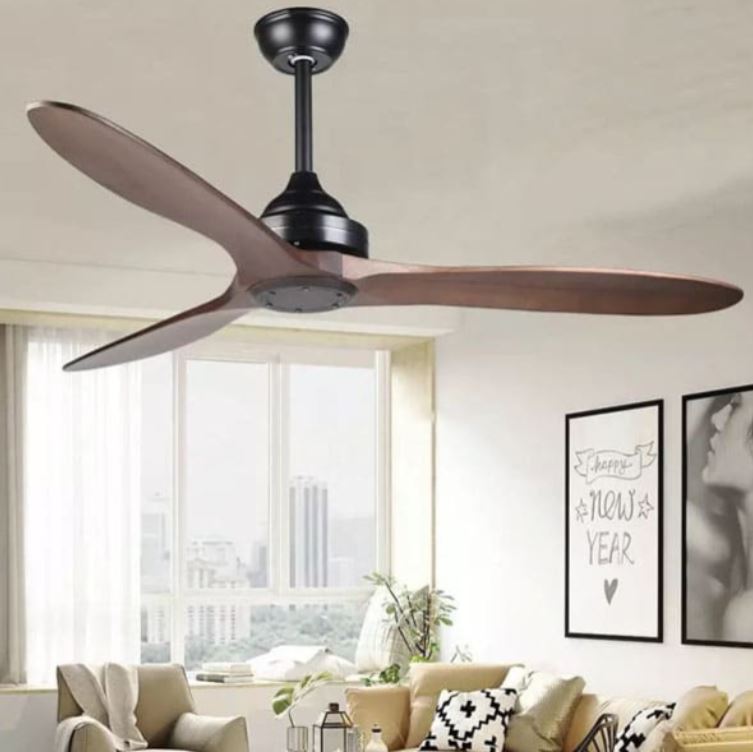 Quạt Trần 3 Cánh Gỗ Cho Phòng Khách Và Phòng Ngủ Sang Trọng VA-QT193